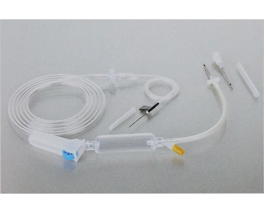 Disposable infusion set with needle (9)